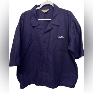 FedEx Stan Herman Work Shirt Uniform Size SSL-XXL
